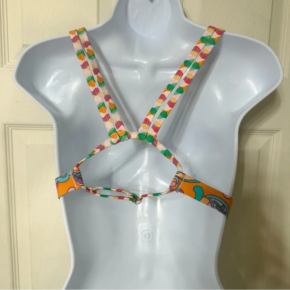 NWT Cupshe Boho Bikini V Neck,‎ Cutout Bikini, Size XL